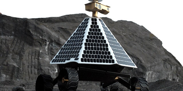 Astrobotic Technology's Red Rover, a lunar exploration vehicle that the company claims will be able to scout and drill for precious resources at the moon's poles.