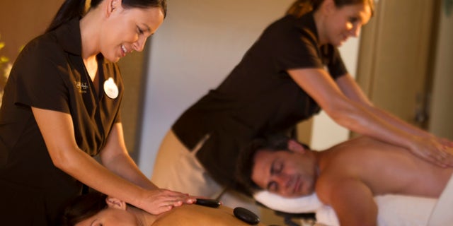LANIWAI, A DISNEY SPA -- With its fun recreation features and restaurants, its comfortable rooms, and its combination of Disney magic with Hawaiian beauty, tradition and relaxation, Aulani, a Disney Resort & Spa in HawaiÔi, offers a new way for families to vacation together on the island of OÔahu. (Kent Phillips/Disney Destinations)