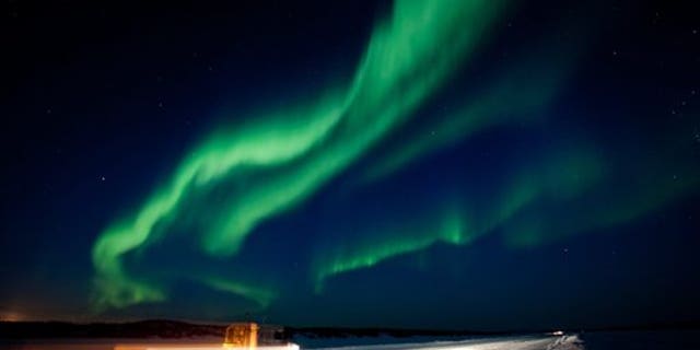 A large solar storm sent a huge wave of radiation into earth's atmosphere creating a brilliant show of the aurora borealis in March 2012.