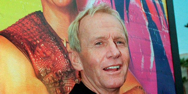 An April 18, 2001 photo of Australian actor Paul Hogan at a screening for "Crocodile Dundee in Los Angeles." Hogan has been cleared to return home to the United States after he was barred last month from leaving Australia because of a disputed tax bill. (AP)
