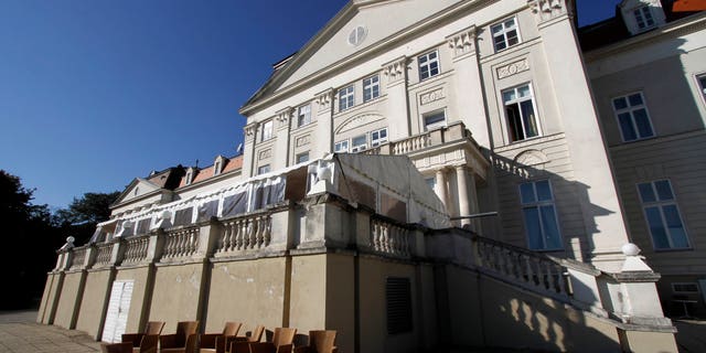 Oct. 17, 2011: Outside view of the former foster home Wilhelminenberg castle in Vienna, Austria. Municipal officials say an investigation will be launched into claims by two women who allege they and other girls at the Vienna foster home were systematically raped in the 1970s. The home was closed in 1977 and houses a hotel now.