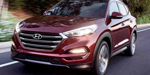 FILE - This photo provided by Hyundai Motor America shows the 2016 Hyundai Tucson. Small SUVs did poorly in new headlight tests performed by the insurance industry. The Insurance Institute for Highway Safety says none of the 21 small SUVs tested earned its highest ranking. The Ford Escape, Honda CR-V, Hyundai Tucson and Mazda CX-3 performed best, but more than half the SUVs tested received the lowest ranking, including the Subaru Forester and the Audi Q3.(Morgan Segal/Hyundai Motor America via AP)