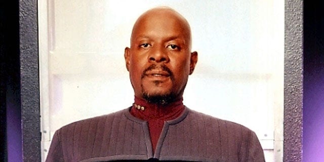 Avery Brooks as Captain Benjamin Sisko in the television show, "Star Trek."