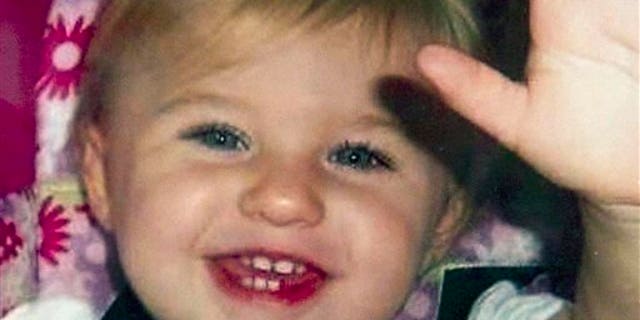 This undated file photo provided by Trista Reynolds shows Ayla Reynolds, her 2-year-old daughter, who went missing in December 2011 from her father's home in Waterville, Maine.