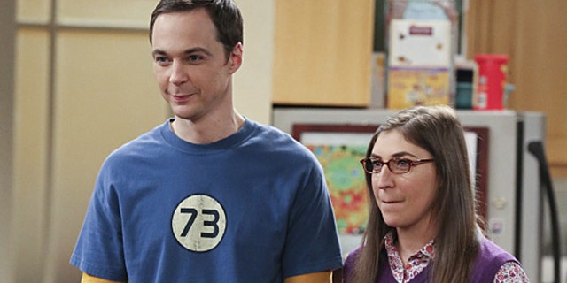 Jim Parsons and Mayim Bialik as Sheldon and Amy on CBS' 'The Big Bang Theory (Michael Yarish/Warner Bros. Entertainment Inc.)