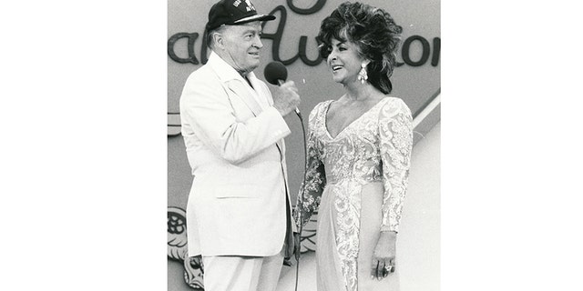 Bob Hope with Elizabeth Taylor.