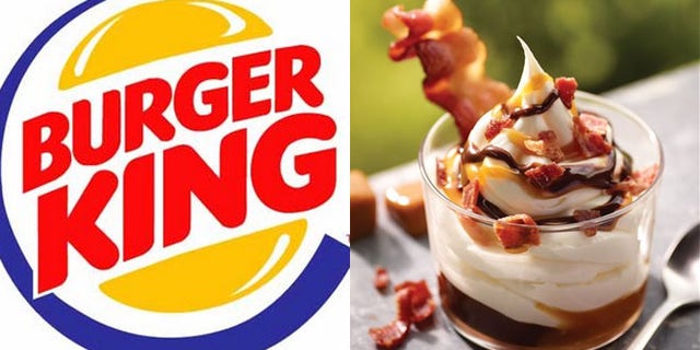 Burger King's bacon sundae is part of its new summer menu. The sundae has 510 calories, 18 grams of fat and 61 grams of sugar.