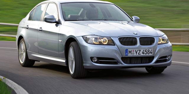 FILE - This undated photo provided by BMW AG shows the 2009 BMW 3-Series sedan. BMW is recalling almost 570,000 cars in the U.S. and Canada because a battery cable connector can fail and cause the engines to stall. The recall affects popular 3-Series sedans, wagons, convertibles and coupes from the 2007 through 2011 model years. Also included are 1-Series coupes and convertibles from 2008 through 2012, and the Z4 sports car from 2009 through 2011. (AP Photo/BMW)