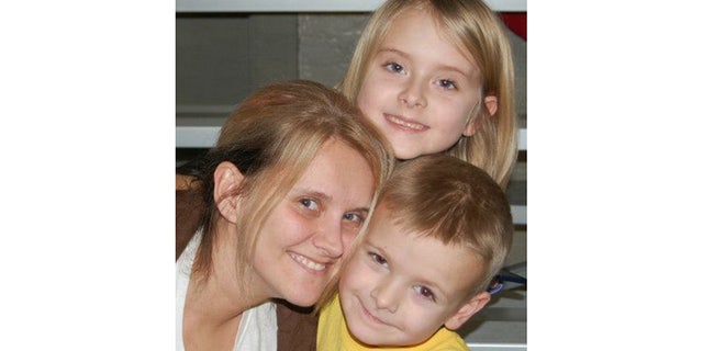 Crystal Rogers and her children.