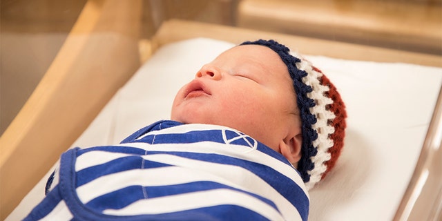The staff at the UPMC Magee-Womens Hospital dressed up newborns to look like Team USA.