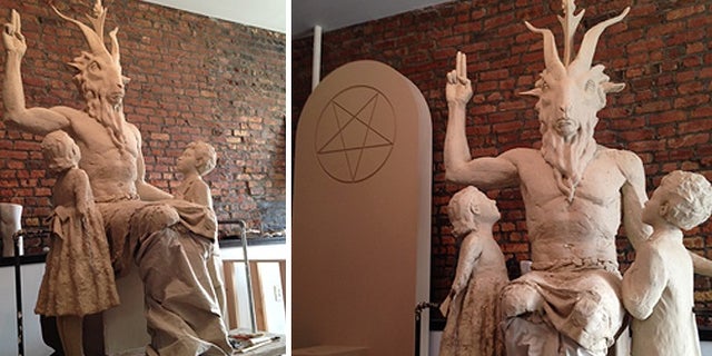 Oklahoma officials have no intention of allowing this statue of Satan to be placed on the Statehouse lawn.