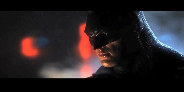 A screenshot from the trailer for the video game "Batman: Arkham City" -- a great gift for the dad on your list.