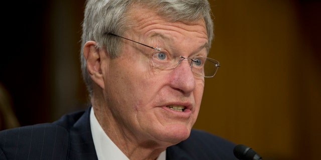 Jan. 28, 2014: Retiring Montana Sen. Max Baucus testifying on Capitol Hill in Washington before the Senate Foreign Relations Committee hearing on his nomination to become US ambassador to China.