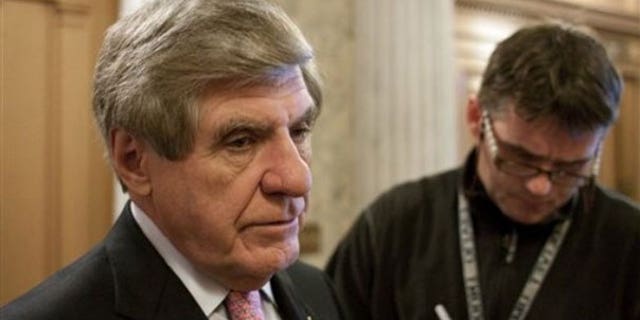 File: Sen. Ben Nelson talks to reporters in December 2009. (AP)