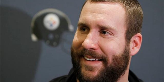 Jan. 31: Pittsburgh Steelers quarterback Ben Roethlisberger answers questions during a news conference in Fort Worth, Texas.
