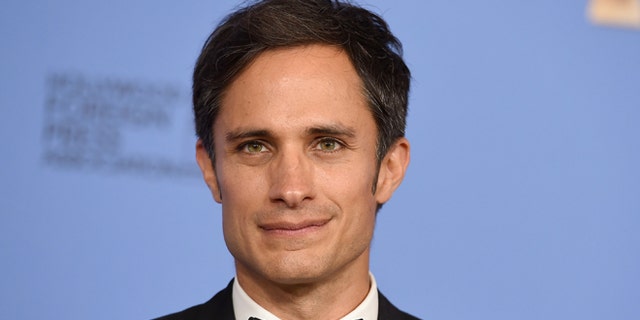 FILE - In this Jan. 10, 2016 file photo, Gael García Bernal poses in the press room after winning the award for best actor in a television series - musical or comedy for Mozart in the Jungle at the 73rd annual Golden Globe Awards in Beverly Hills, Calif. (Photo by Jordan Strauss/Invision/AP, File)