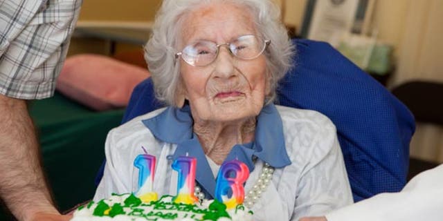 Besse Cooper celebrates her birthday in Georgia.
