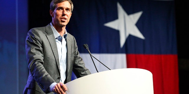 Beto O'Rourke is running for Ted Cruz's seat in the Senate. His campaign says it did not ask a VFW to take down flags ahead of a campaign event.