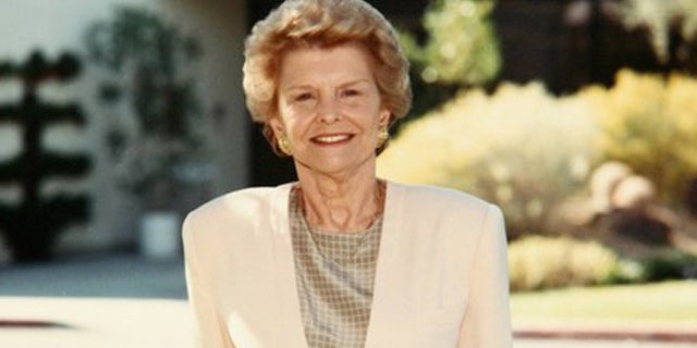 Former first lady Betty Ford at the Betty Ford Center.