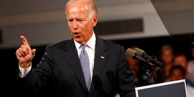 FILE: August 13, 2012: Vice President Joe Biden on the campaign trail in Durham, N.C.