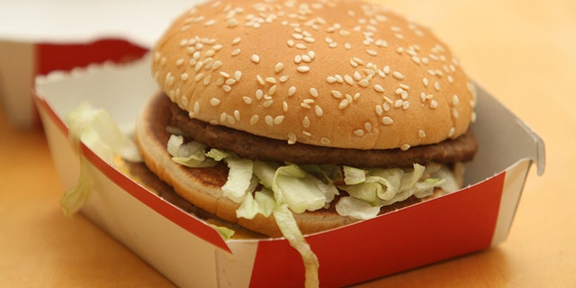 A McDonald's Big Mac burger. (Photo by Worldwide Features / Barcroft Media / Getty Images)