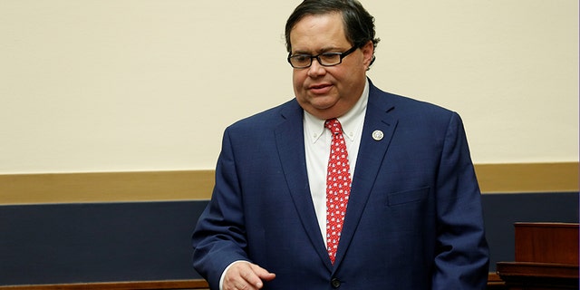 Rep. Blake Farenthold arrives before Deputy U.S. Attorney General Rod Rosenstein testifies to the House Judiciary Committee hearing on oversight of the Justice Department on Capitol Hill in Washington, U.S., December 13, 2017. REUTERS/Joshua Roberts - RC1CC7E0DBA0