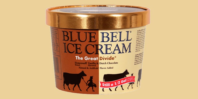 The Great Divide features vanilla on one side of the carton and chocolate ice cream on the other.