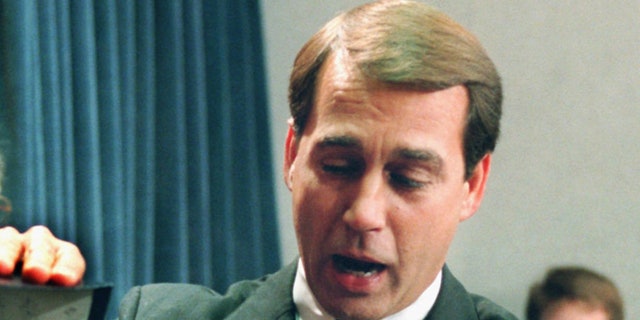 FILE: Dec. 21, 1995: Ohio Rep. John Boehner on Capitol Hill, Washington, D.C.