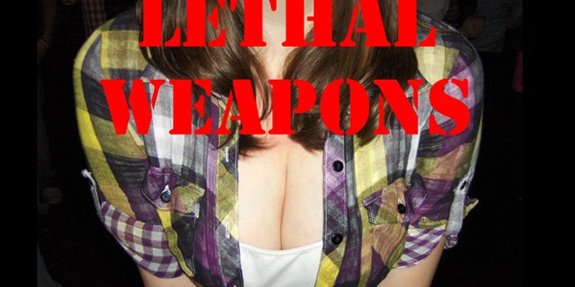 An image from the official Facebook "Boobquake" page ridicules the concept that cleavage causes earthquakes.