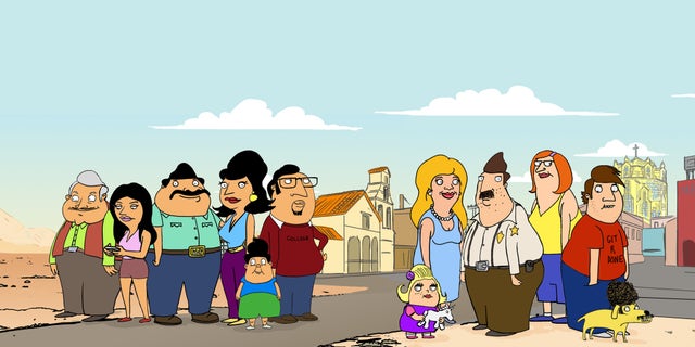 BORDERTOWN: New FOX animated comedy about two families living in a Southwest desert town on the U.S.-Mexico border from FAMILY GUYÕs Mark Hentemann and Seth MacFarlane. BORDERTOWN will debut during 2014-2015 Season on FOX. BORDERTOWN ªÊandy ©Ê2013 TCFFC ALL RIGHTS RESERVED.