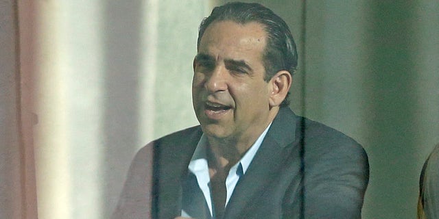 Anthony Bosch, former owner of a South Florida anti-aging clinic at the center of Major League Baseball's most recent steroid scandal, is shown arriving at Federal Court in Miami Tuesday, Feb. 17, 2015. Bosch, whose customers at the now-closed Biogenesis of America clinic included New York Yankees star Alex Rodriguez, is looking at between three and four years in prison, possibly less because of his extensive cooperation in the investigation. (AP Photo/Alan Diaz)