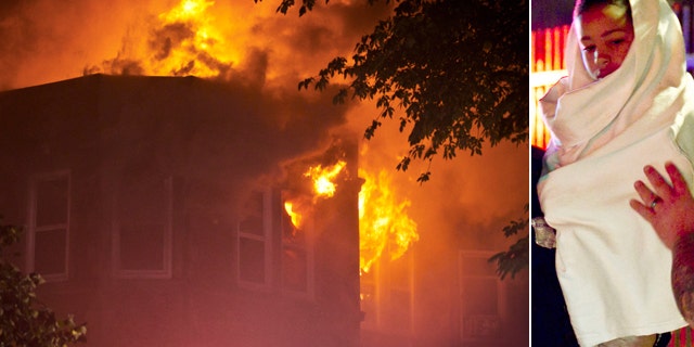 Oct. 17, 2011: Herbert and Judith Lamb were forced to drop their 6-year-old grandson, Xavier, from the window of their third-floor apartment into the arms of a waiting firefighter a house fire in Boston.