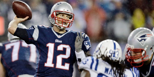 New England Patriots quarterback Tom Brady, shown here passing what may be an illegally-deflated football, will speak on the issue Thursday afternoon. (AP)