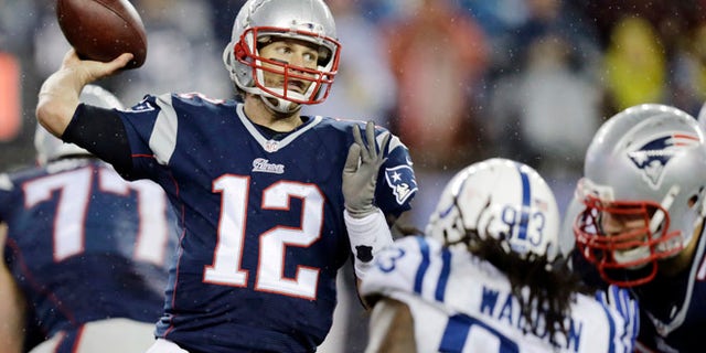 New England Patriots quarterback Tom Brady, shown here passing what may be an illegally-deflated football, will speak on the issue Thursday afternoon. (AP)