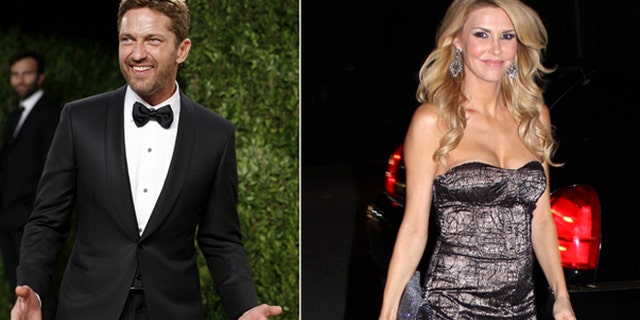 Gerard Butler, left, and Brandi Glanville.