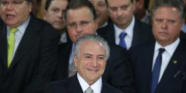 Acting President of Brazil Michel Temer on May 12, 2016.