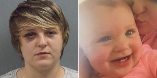 Breanna Lewis, 19, was been taken into custody and charged with filing a false police report after her 11-month-old daughter, Harlee Lewis, who she said had been kidnapped, was found dead on Tuesday.