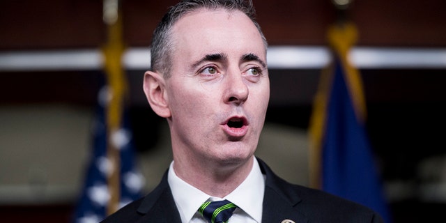 Rep. Brian Fitzpatrick, R-Pa., speaks during the Bipartisan Heroin Task Force news conference on the release of the 2018 legislative agenda for the 115th Congress on Wednesday, Jan. 10, 2018.