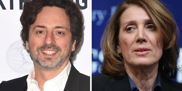 Google co-founder Sergey Brin and CFO Ruth Porat were both upset following Donald Trump's general election victory, newly released video shows.