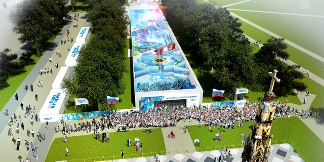 June 21, 2012: This is a computer generated image made available by Eventica/Sochi 2014 Organizing Committee.