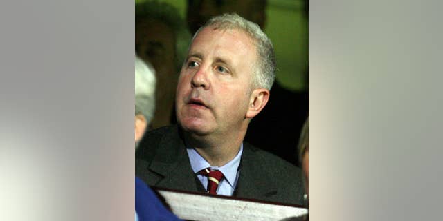 FILE - This is a Wednesday, Sept. 20, 2006 file photo of Aston Villa's American owner Randy Lerner as he takes his seat to watch his new club, during their English League Cup soccer match against Scunthorpe United at Glanford Park, Scunthorpe, England. Aston Villa owner Randy Lerner said Monday May 12, 2014 that he is looking to sell the Premier League club. (AP Photo / Simon Dawson)*