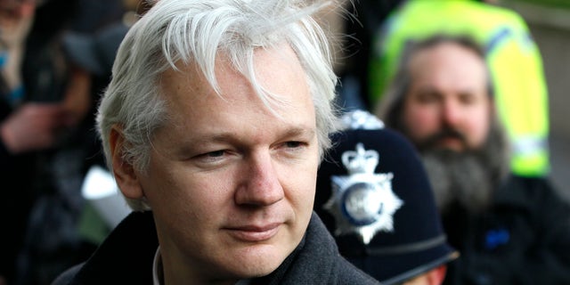Feb. 1, 2012: Julian Assange, WikiLeaks founder, arrives at the Supreme Court in London. Ecuador said Thursday that it was granting asylum to WikiLeaks founder Julian Assange, a decision that thrilled supporters but will do little to defuse the standoff at the Latin American nation's London embassy, where the Australian ex-hacker has been holed up for almost two months.