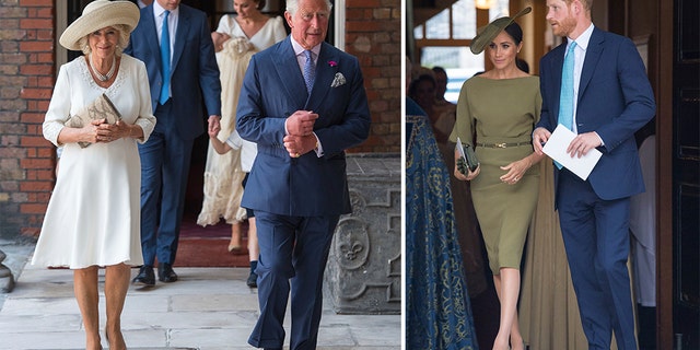 Guests included Prince Charles and his wife, Camilla, as well as Prince Harry and Meghan Markle. (Matt Holyoak, Camera Press)