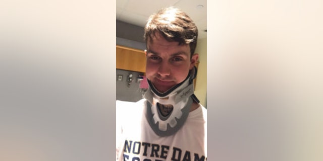 Meister wore a neck brace until this spring.