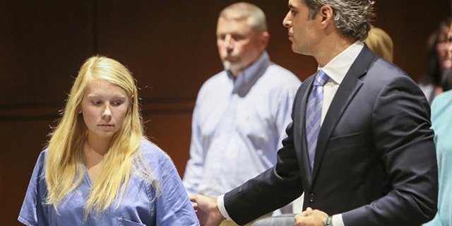 Residents of an Ohio town are angered after seeing Brooke Skylar Richardson, who was accused of killing her newborn baby, out to eat.