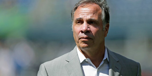 FILE - In this July 31, 2016, file photo, Los Angeles Galaxy Bruce Arena walks on the pitch following an MLS soccer match against the Seattle Sounders, in Seattle. Jurgen Klinsmann was fired as coach of the U.S. soccer team on Monday, Nov. 21, 2016, six days after a 4-0 loss at Costa Rica dropped the Americans to 0-2 in the final round of World Cup qualifying. LA Galaxy coach Bruce Arena is the favorite to succeed Klinsmann. (AP Photo/Ted S. Warren, File)