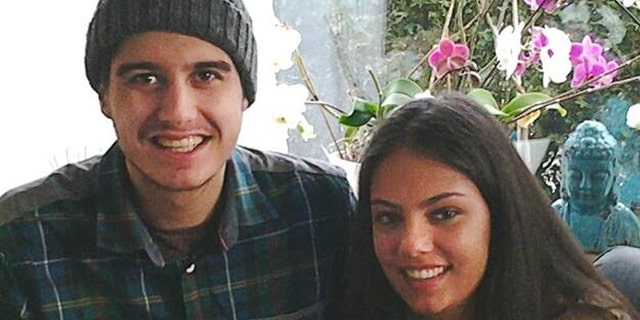 July 20, 2014: This undated photo provided by Silene Fredriksz-Hoogzand shows Bryce Fredriksz, left, and his girlfriend Daisy Oehlers. Fredriksz-Hoogzand, whose son Bryce and his girlfriend Daisy Oehlers were killed when a Malaysian jetliner was shot down over Ukraine on Thursday, said she was appalled their bodies and those of other victims had been left lying for days.