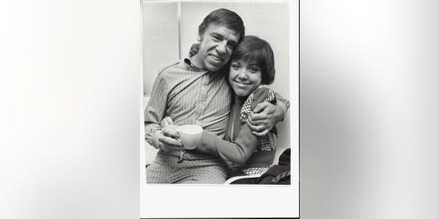 Buddy Rich with his daughter Cathy, who shared a memorable story involving Frank Sinatra.