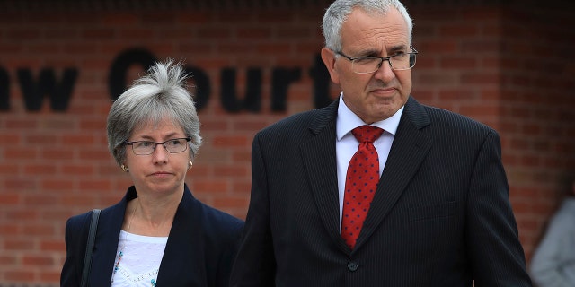Nigel and Paula Burt, Olivia's parents, are seen above.