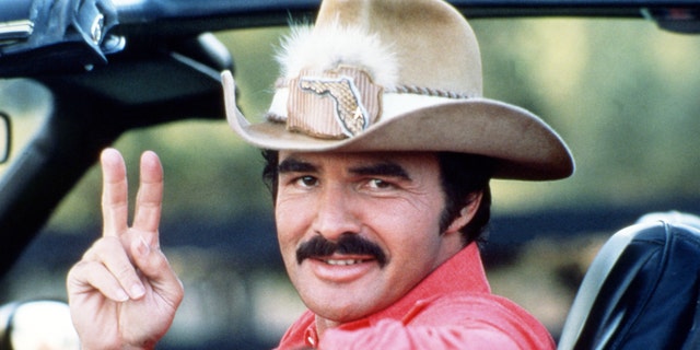 Burt Reynolds as Bo 'Bandit' Darville, in 'Smokey And The Bandit', 1977. 